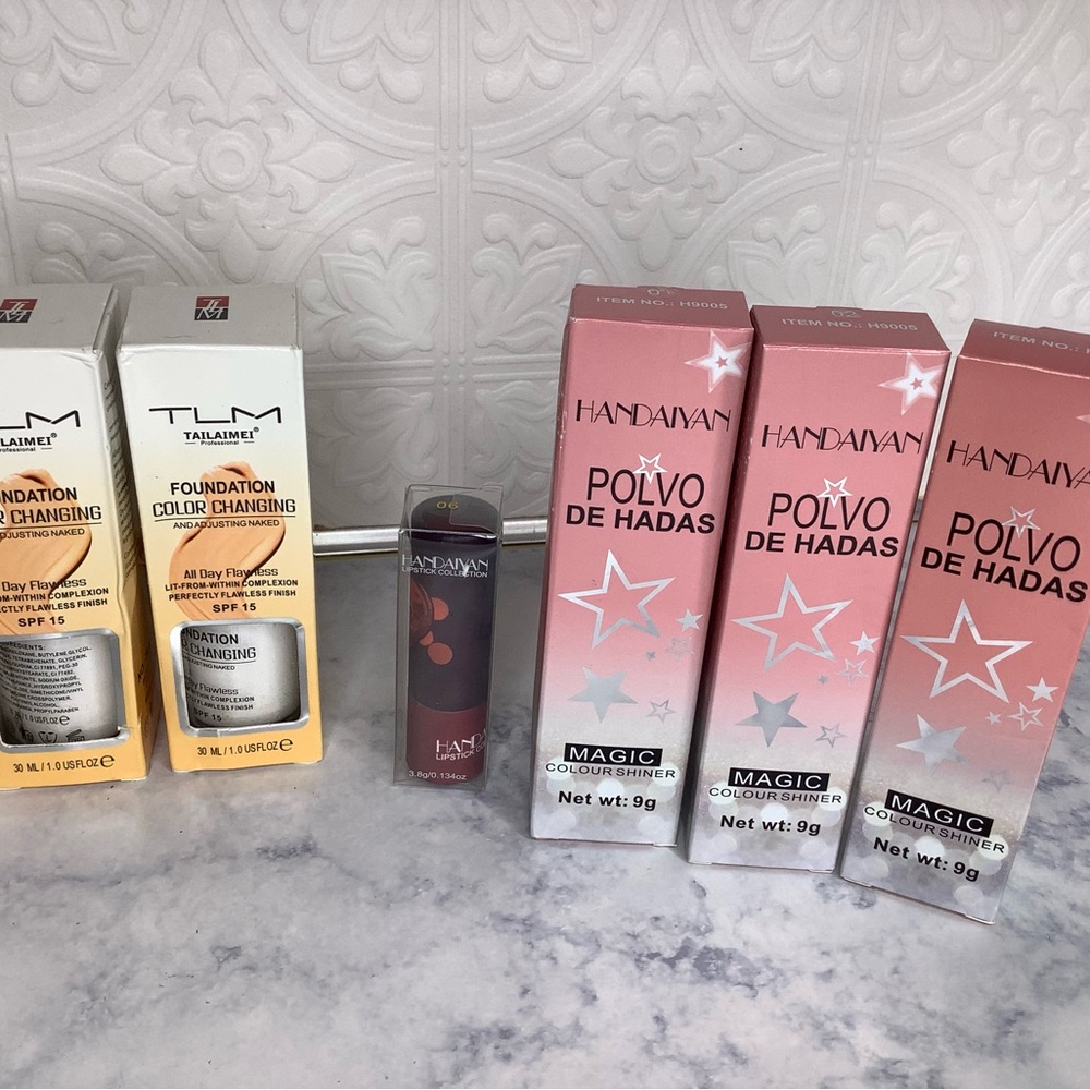 < NEW Multi-Brand Makeup Bundle 10 Pcs > - Picture 3 of 7